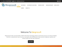 Tablet Screenshot of mesprosoft.com